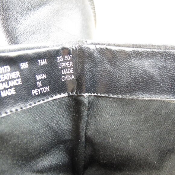 Apostrophe Women's Y2K Ankle Boots Genuine Black Leather Size 7.5 M - Picture 8 of 9